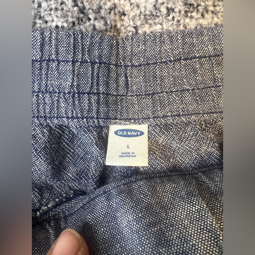 Old Navy Women's Heathered Blue Athletic Shorts Plus Size L - Picture 3 of 7